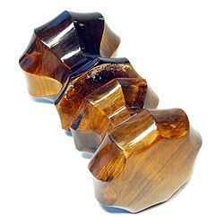 Ручка дверная граненая (орех)
