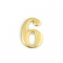 Цифра дверная Apecs DN-01-6-Z-G